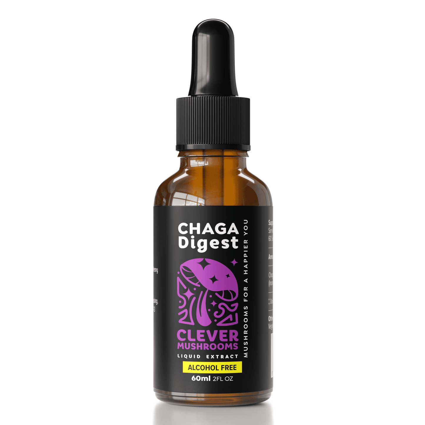 Chaga Mushroom Tincture - Alcohol Free