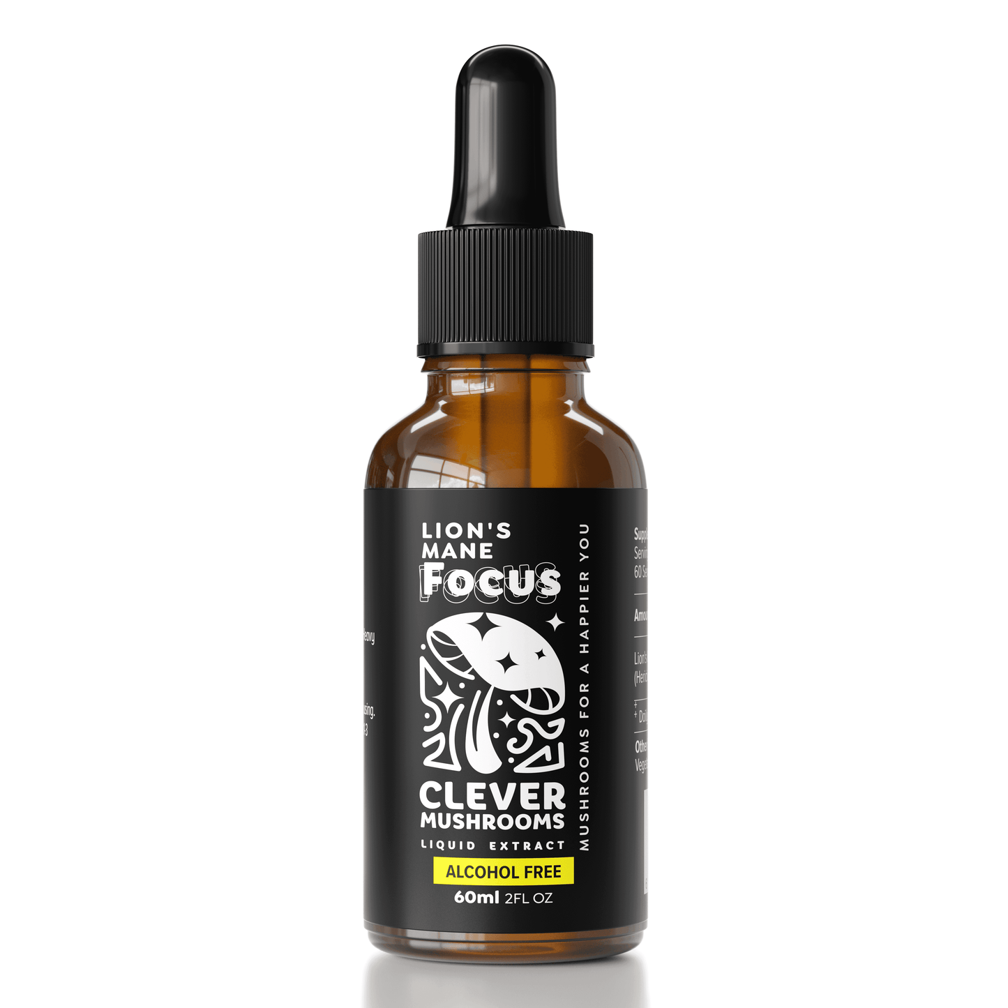 Lion's Mane Mushroom Tincture - Alcohol Free