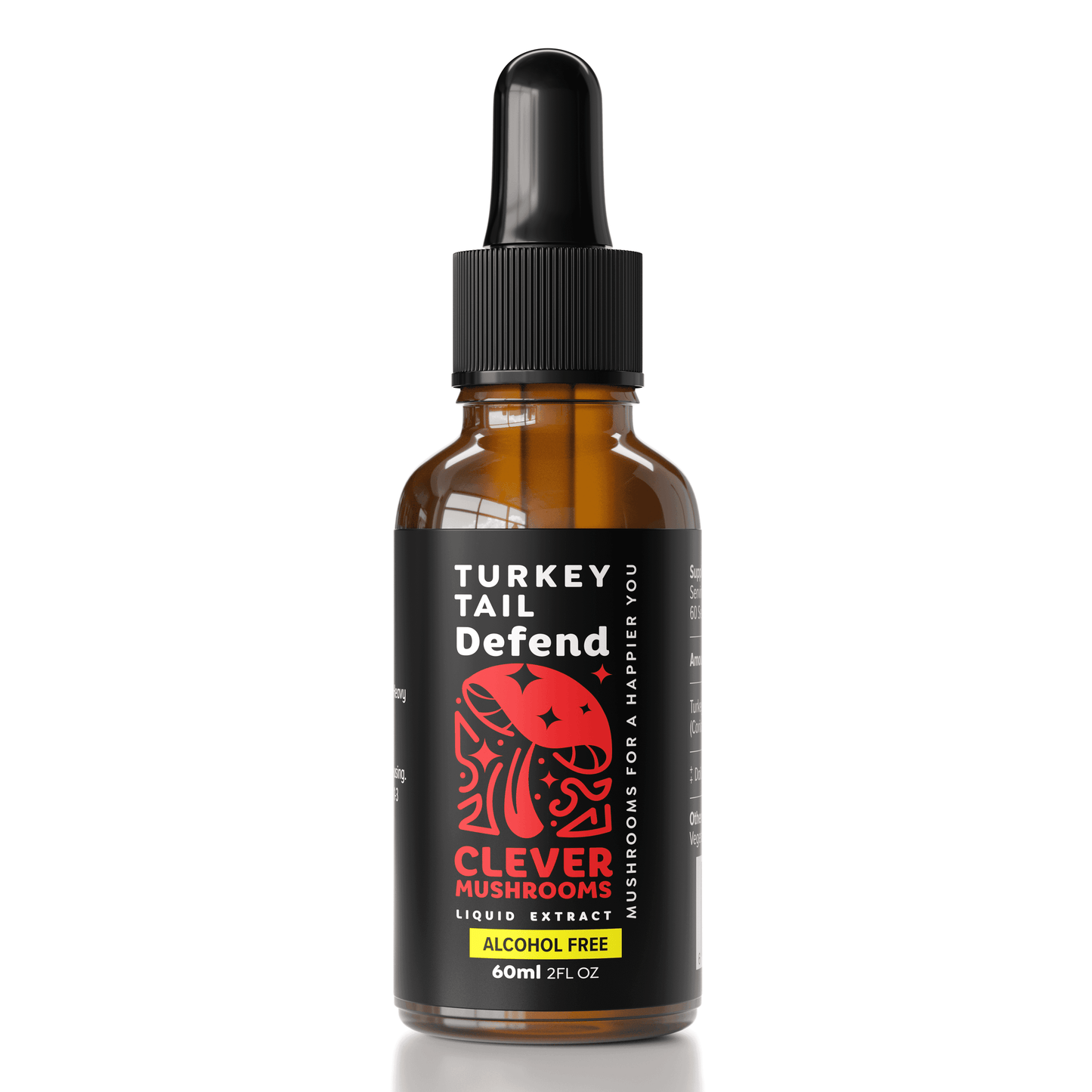 Turkey Tail Mushroom Tincture - Alcohol Free