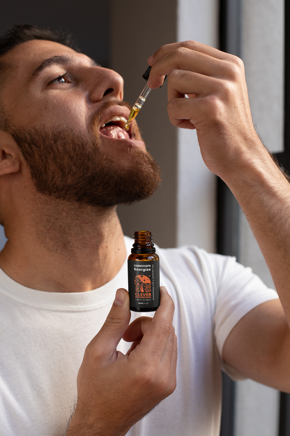 Cordyceps Mushroom Extract 30ml Dropper Bottle - Natural Energy Booster